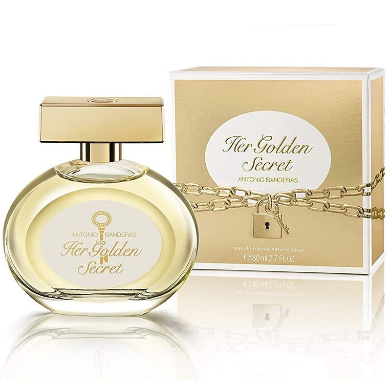 Recuerdo Gobernable Narabar Perfume Her Golden Secret Antonio Banderas | Emporio DUTY FREE