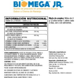 BIOmega Jr-Suplemento Omega 3 Usana